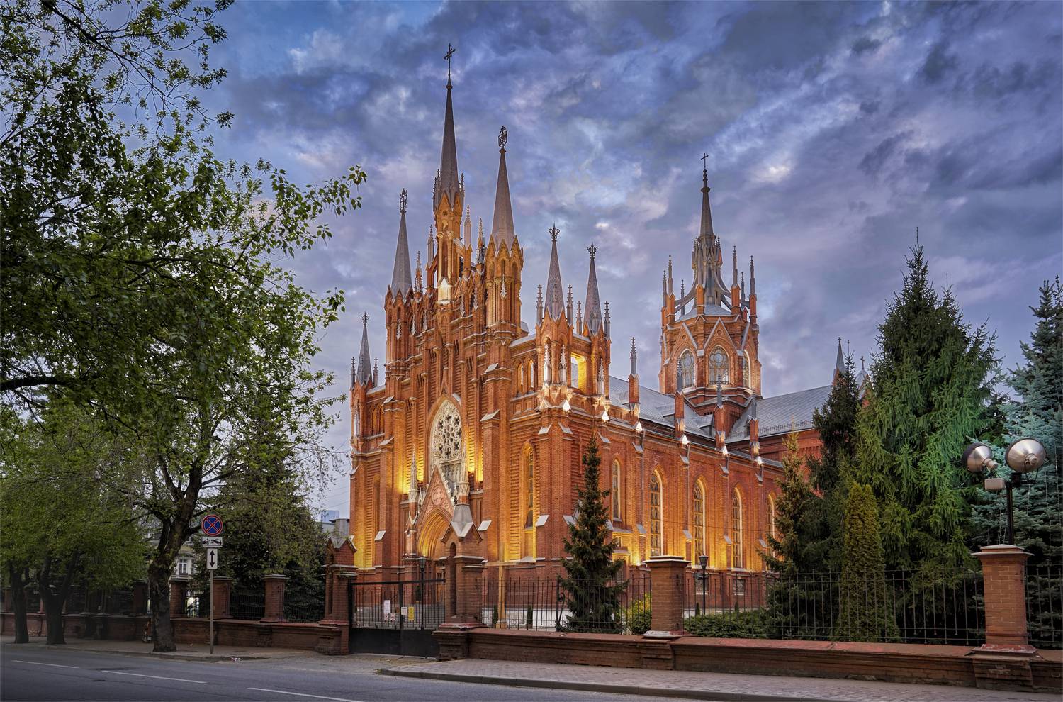 Город, храм, церковь, пейзаж, небо, Михаил Кудрявцев