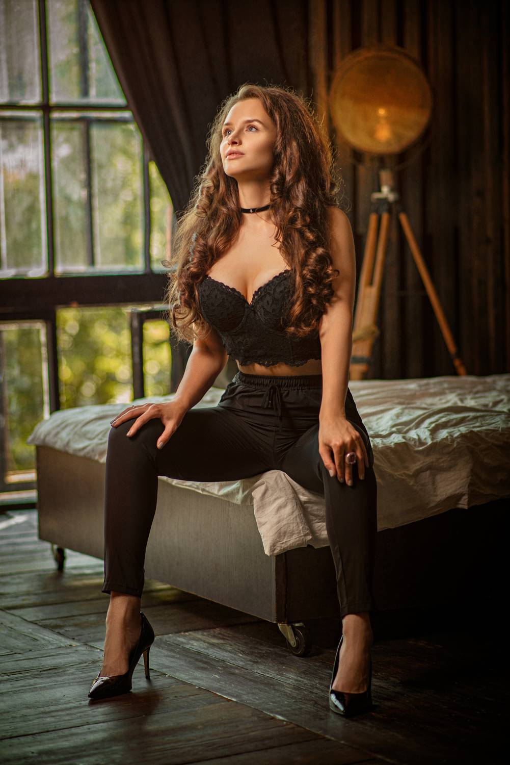 girl, model,hot, studio, portrait, black, light, young, summer, sexy, Максимов Станислав