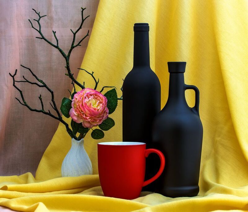 Розовое вино фото превью