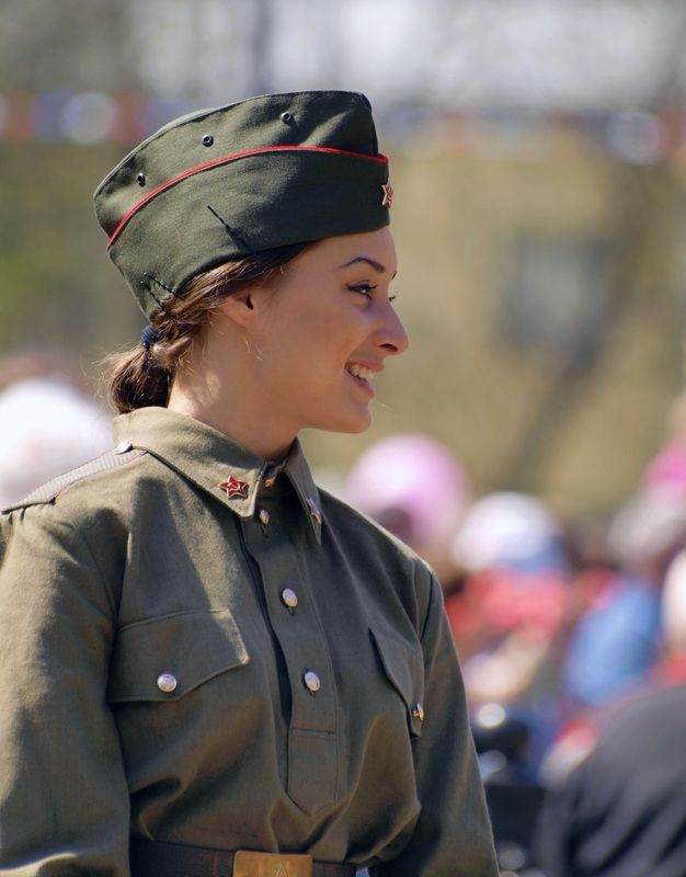 день, победы, девушка С праздником фото превью