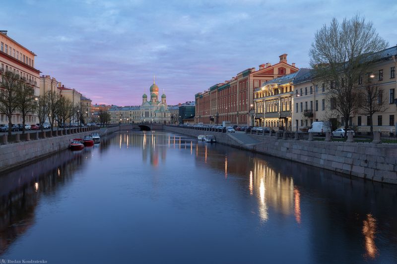 Санкт-Петербург, рассвет Санкт-Петербург на рассвете фото превью