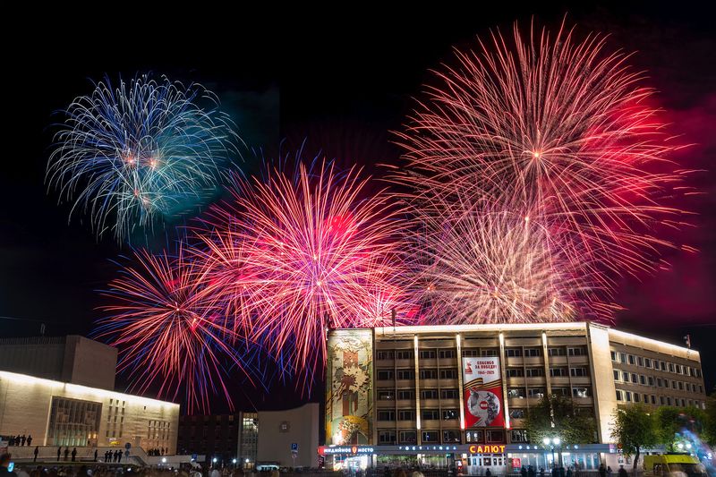 стрит, репортаж, салют, орёл, 9 мая Салют победы! фото превью