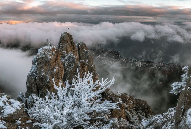 крым, зима, ай-петри, рассвет Сказки зимнего Крыма фото превью