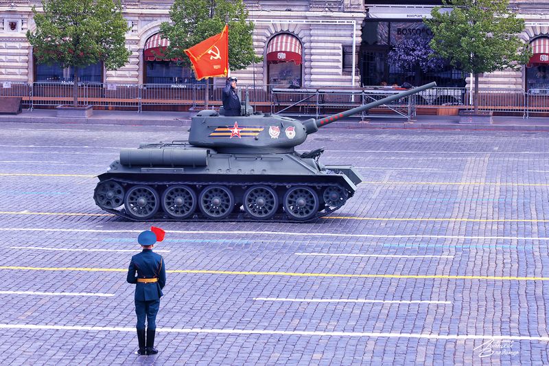 москва, красная площадь, репетиция парада победы С Праздником Великой Победы! фото превью