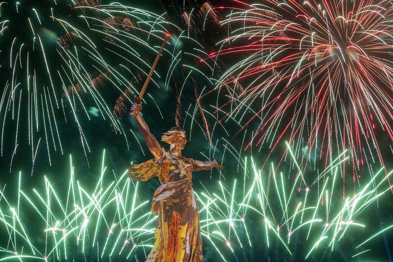 город, салют, репортаж, волгоград *** фото превью