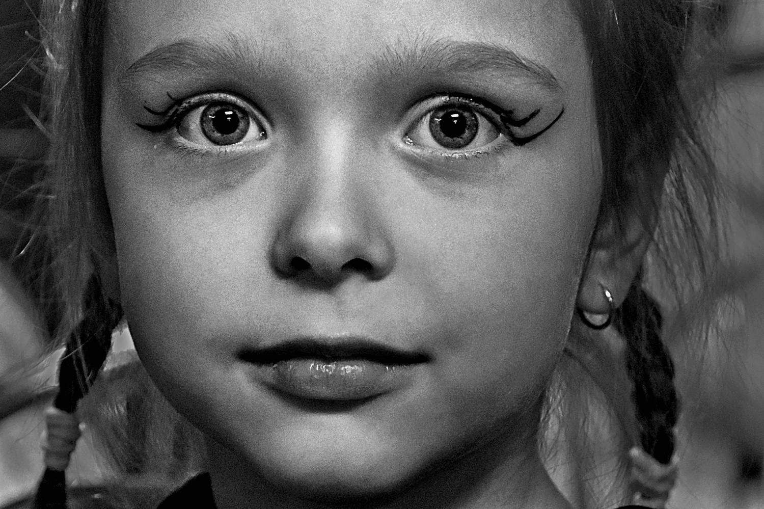 девушка, портрет, глаза, взгляд, чб, апатиты, Николай Смоляк