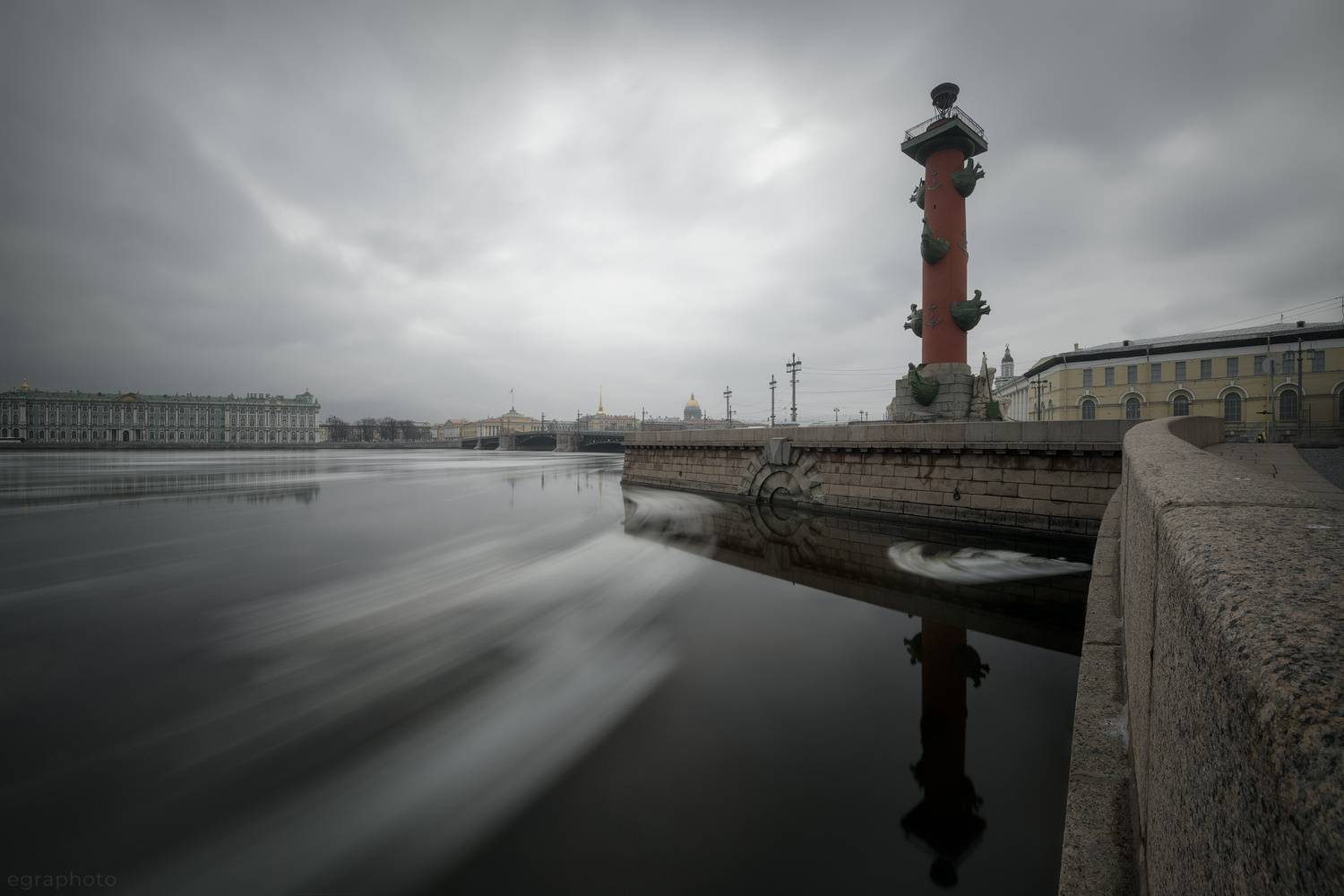 санкт-петербург, спб, россия, питер, spb, saint-petersburg, piter, russia, нева, ледоход, стрелка васильевского острова, ростральная колонна, Рябенький Александр