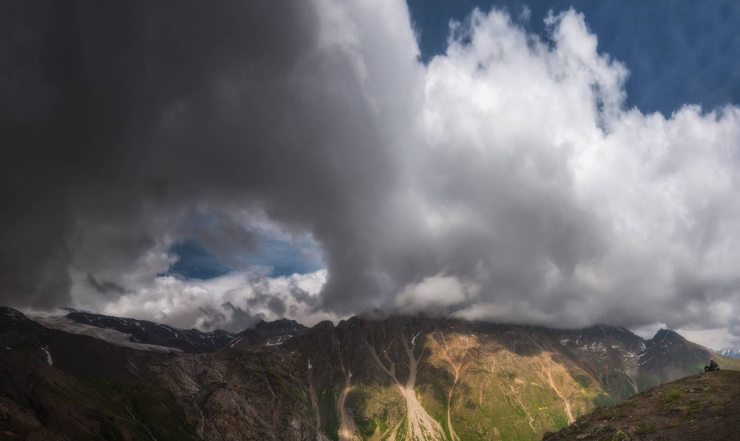 горы, облака, терскол,, Nargiza Kakharova