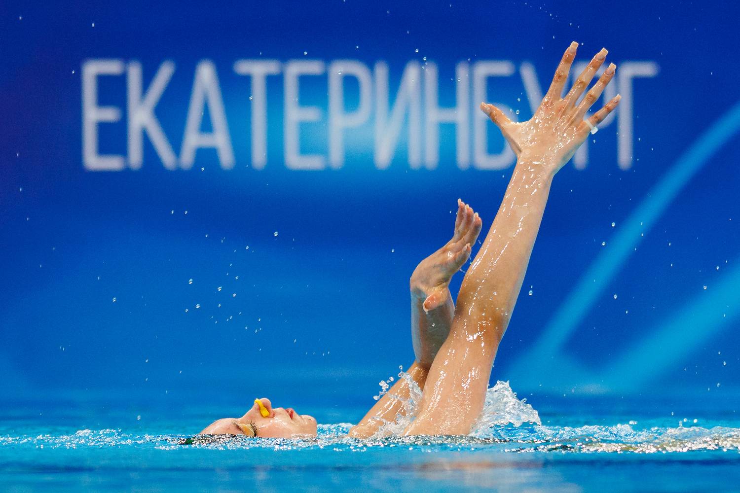 синхронное плавание, чемпионат, россия, девушка, вода, спорт, Юрий Ломакин