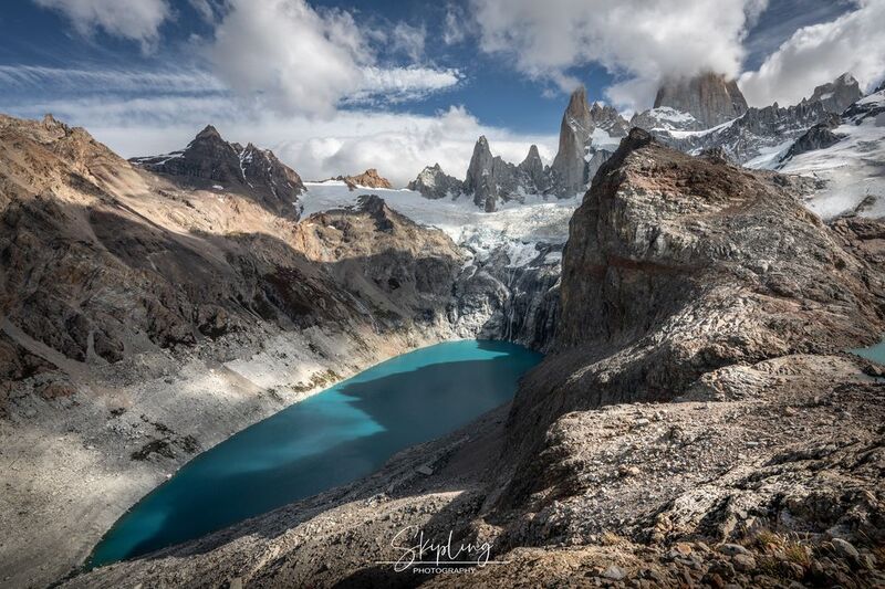 патагония, фицрой, осень Ледник Rio Blanco и лагуна Sucia фото превью