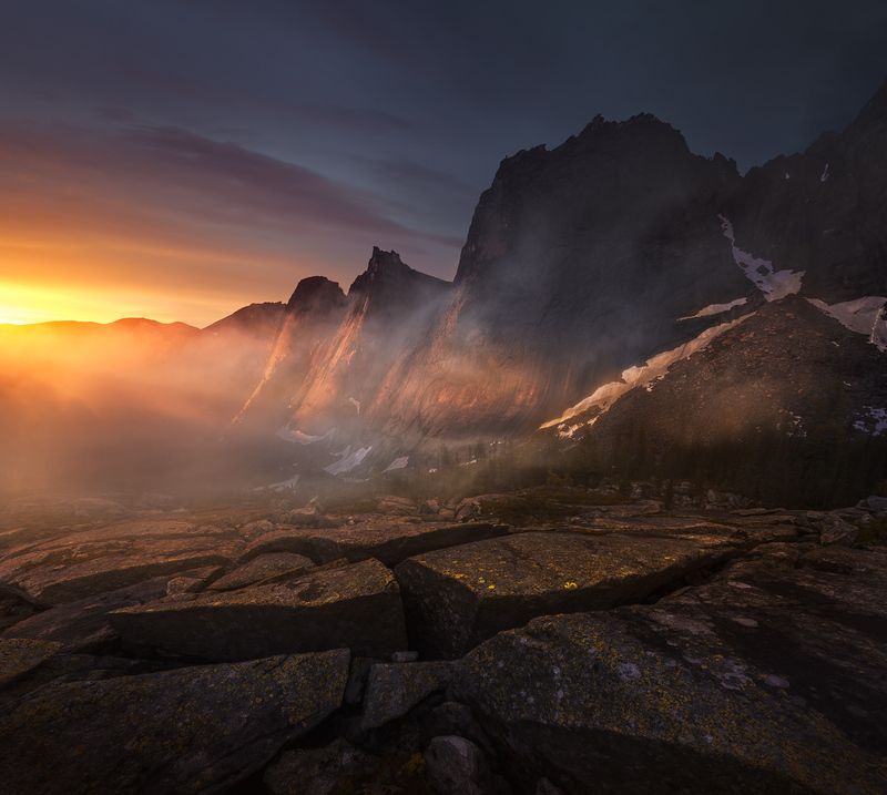россия, ергаки, горы, черное, рассвет, фототур, тайга, сибирь, западныйсаян Озеро Черное фото превью