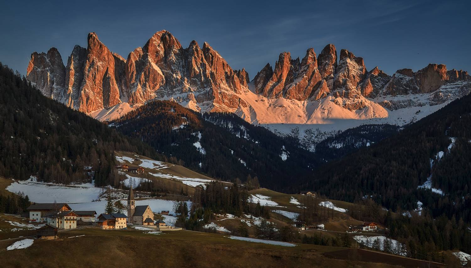 гоы, закат, альпы, южный тироль, путешествия, AndGenn