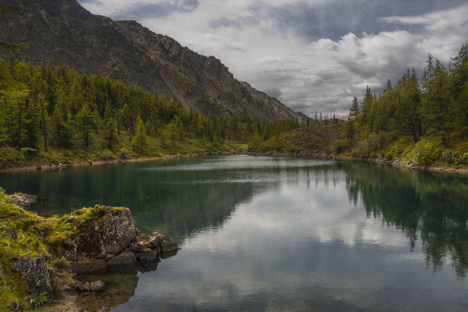 россия, горный алтай, озеро, утро, Поляков Андрей
