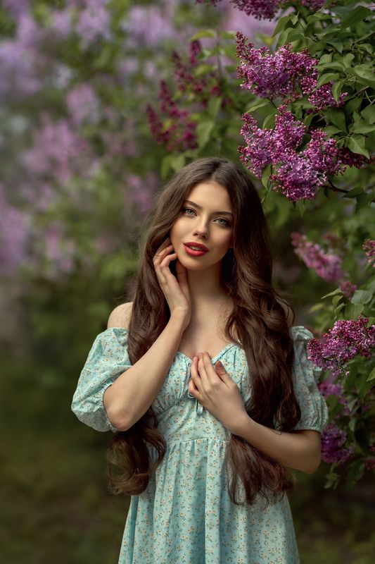 портрет, женский портрет модель, девушка Анастасия фото превью