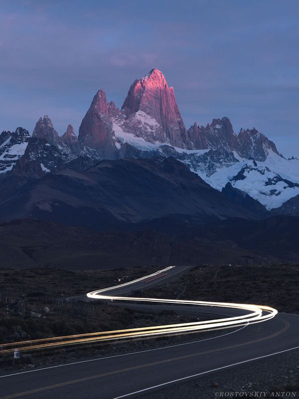 Патагония, фототур, patagonia, argentina, Fizroy Фицрой в первых лучах. | фототур в Патагонию фото превью