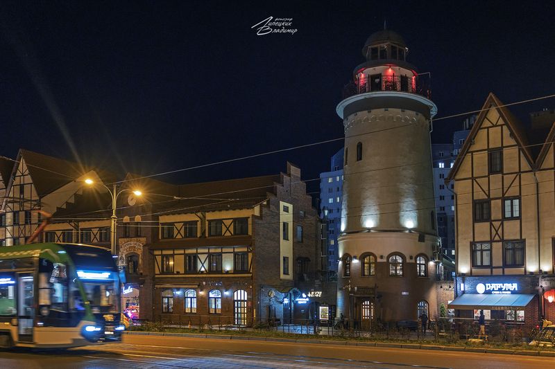 калининград, рыбная деревня, маяк Маяк в Рыбной деревне фото превью
