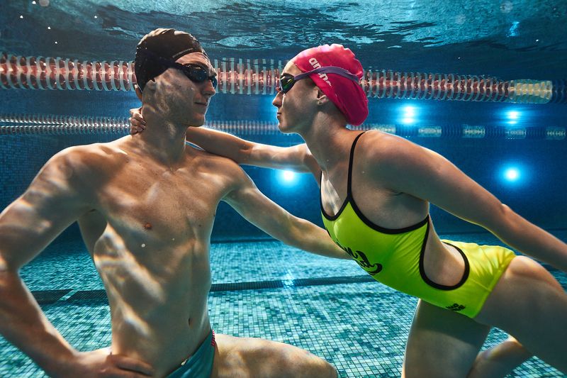 #подводнаясъемка #спорт #плаванье #фридайвинг #бассейн #дайвинг #движение  фото превью