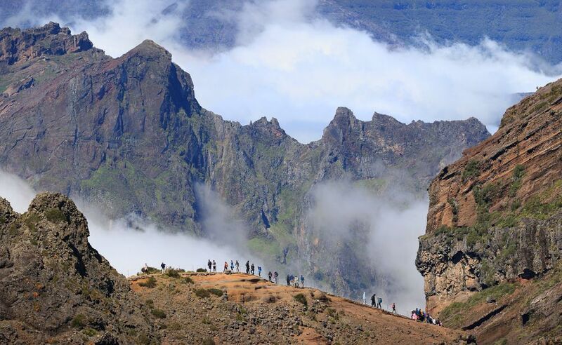 мадейра, фуншал, португалия, пики, горы мадейры, madeira, funshal, pico arieiro, arieiro, атлантический океан, туман Мадейра фото превью