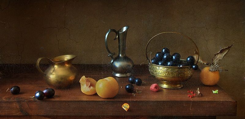 Натюрморт на каминной полке фото превью