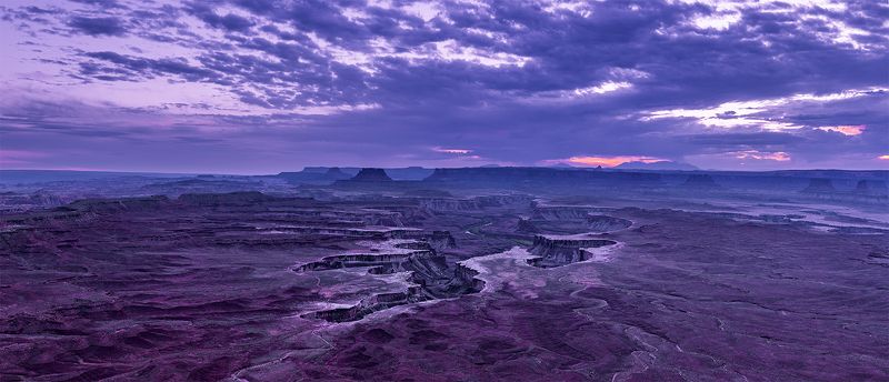 american south-west, canyon, canyonlands, clouds, desert, dusk, green river, landscape, nature, panorama, sunset, usa, white rim Тонкий шрам на любимой попе (с) фото превью