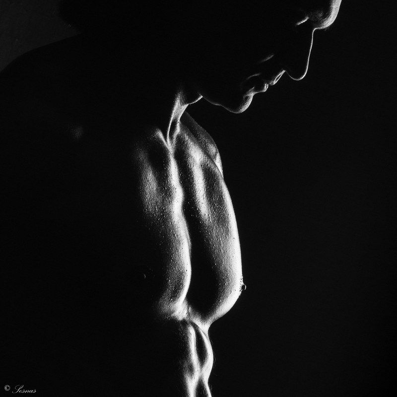 портрет, ч/б, студия, Владимир Бутенко Владимир фото превью