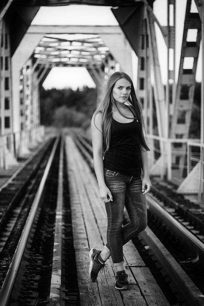 девушка, чб, черно-белое, тверская область, Денис Доронин