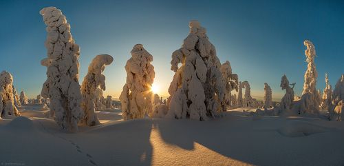 Закат на Волостной горе.