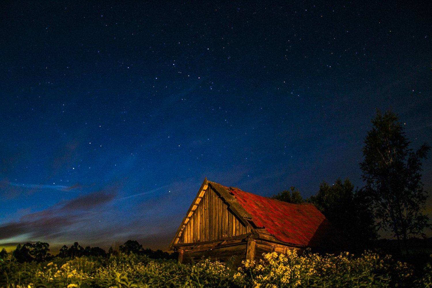 2015, Звезды, Июнь, Лето, Небо, Ночь, Россия, Ткльская область, Денис Щербак