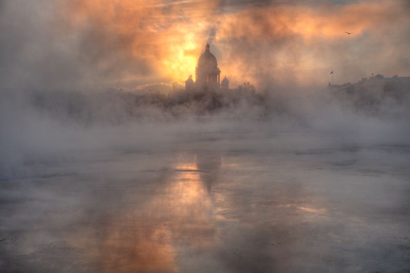 про мороз, туман и Исаакий фото превью