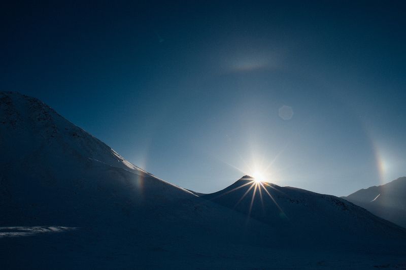 гало, Север, зима, Чукотка Весна все ближе фото превью