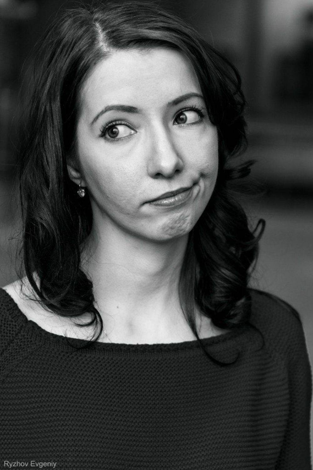 портрет, ч/б,, Рыжов Евгений