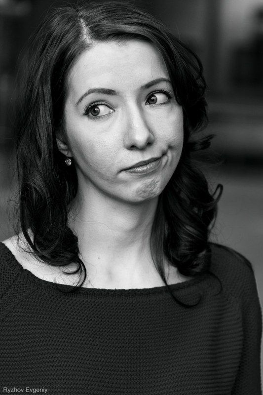 портрет, ч/б,  фото превью