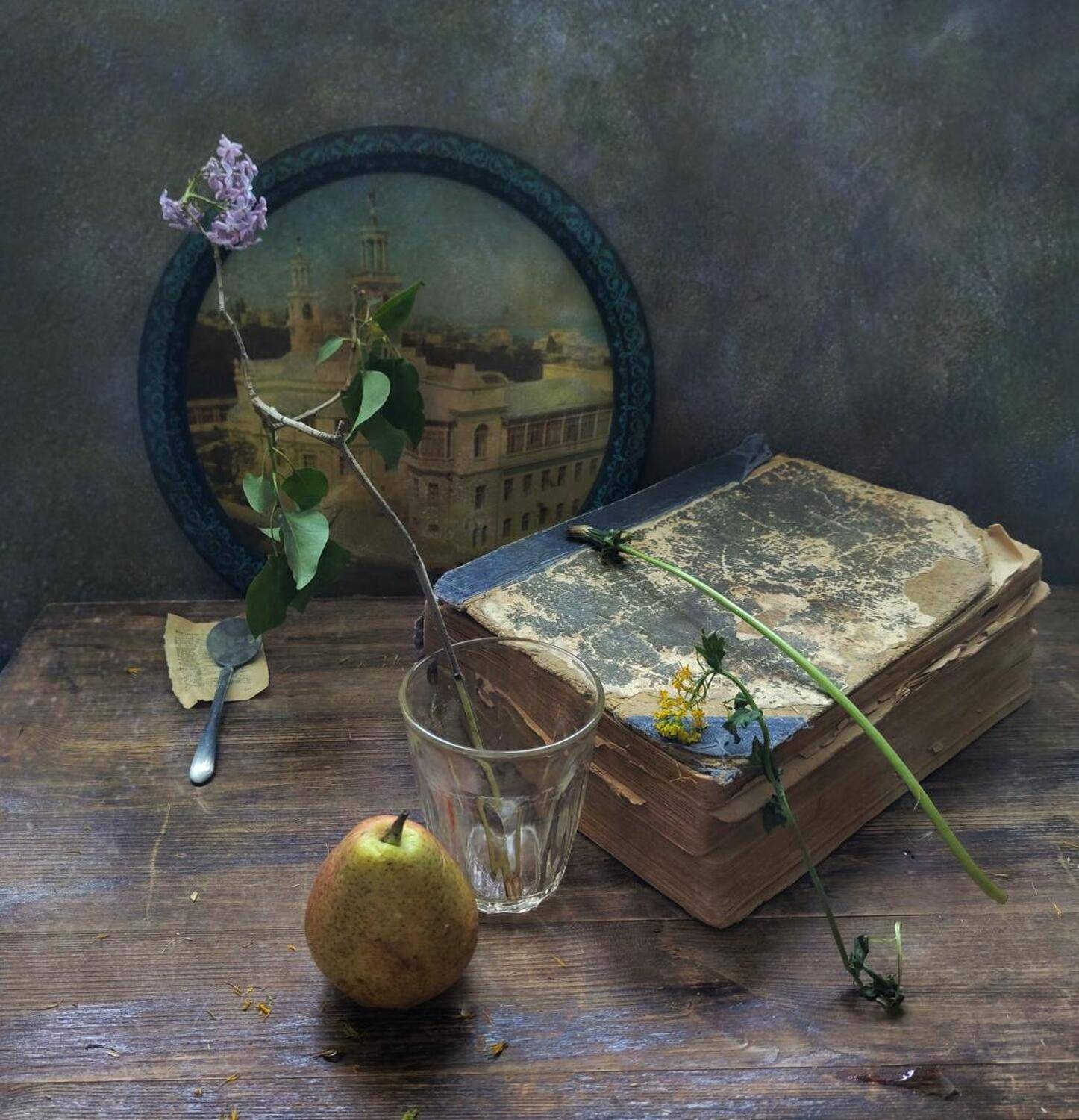 груша, сирень, Ирина Курмалеева