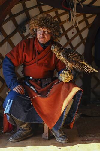 Mongolian eagle hunting festival