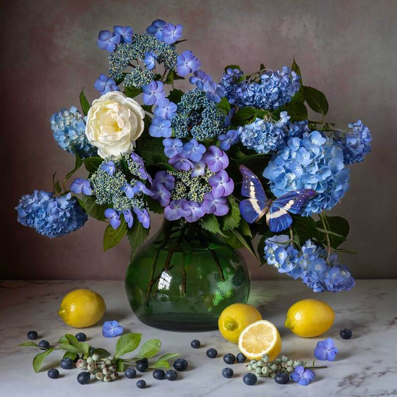 Garden Hydrangea and Lemons фото превью