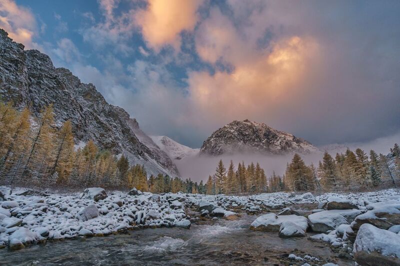 Россия, Алтай,Актру, пейзаж Актру фото превью