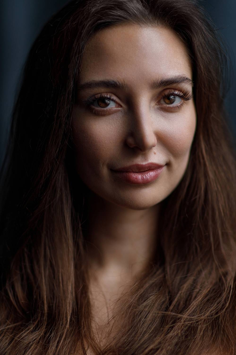 девушка, взгляд, портрет, студия., Герасимов Михаил