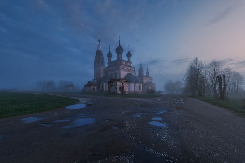 парское, туманы, рассвет, ивановская область На перепутье фото превью