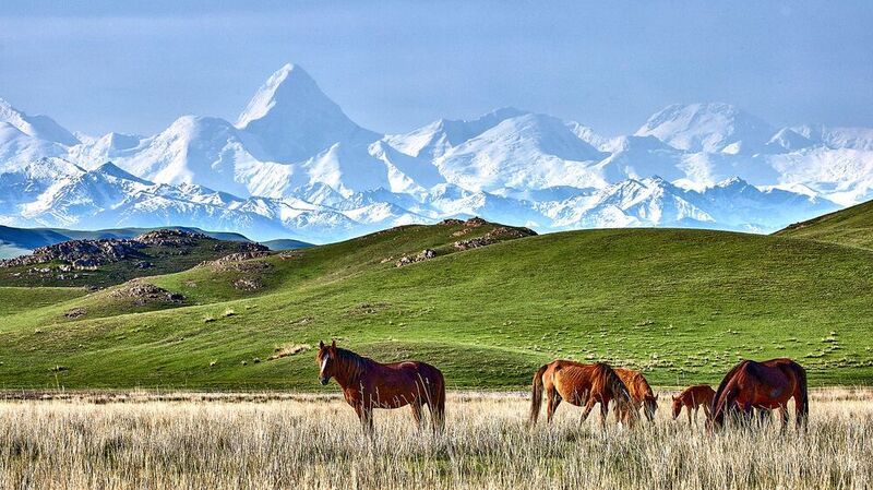 Хан-Тенгри Вид на Хан-Тенгри фото превью