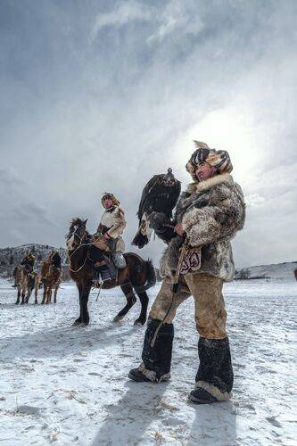 Mongolian eagle hunting festival