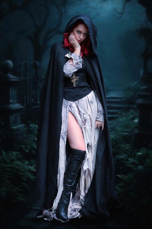 девушка, парк, ночь **** фото превью