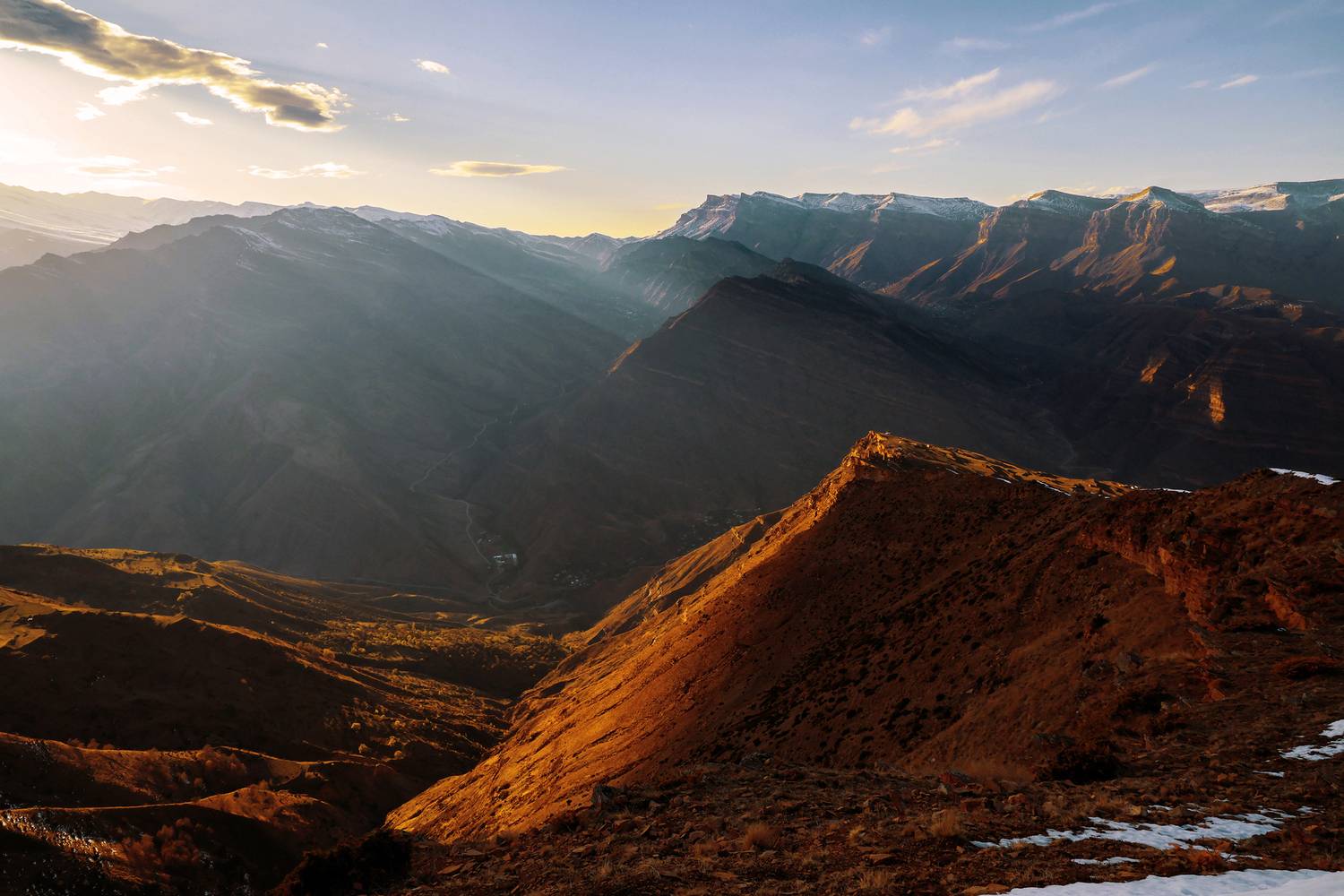 горы,пейзаж,дагестан,вечер,закат,весна,, Magov Marat