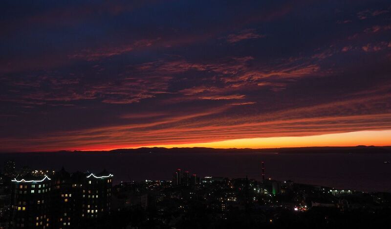 Владивосток, закат, сентябрь Apocalypse фото превью
