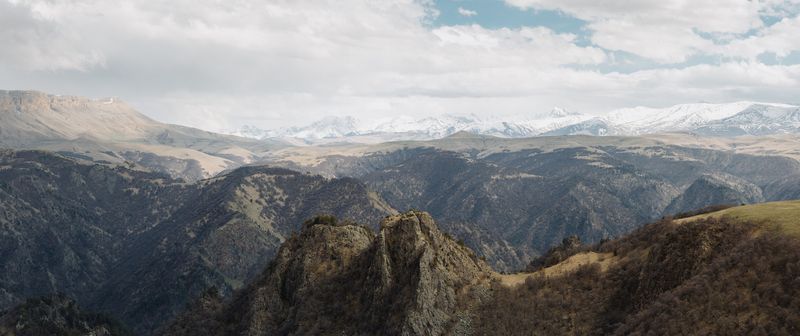 пейзаж, горы, природа Пейзаж по дороге на Джилы-су фото превью