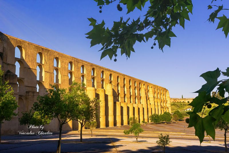 aqueduct, архитектура, акведук, утро Утро. Акведук Аморейра фото превью