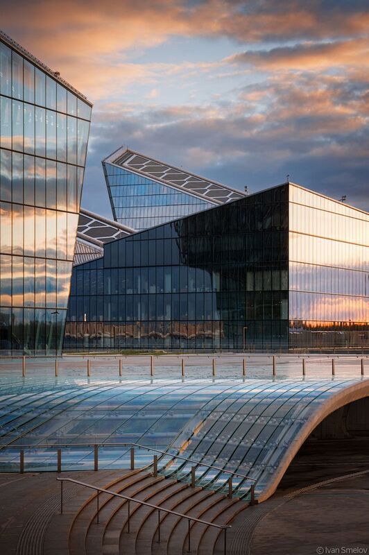 архитектура, лахта, лахтацентр, architecture Общественные пространства возле Лахта-Центра в Санкт-Петербурге фото превью