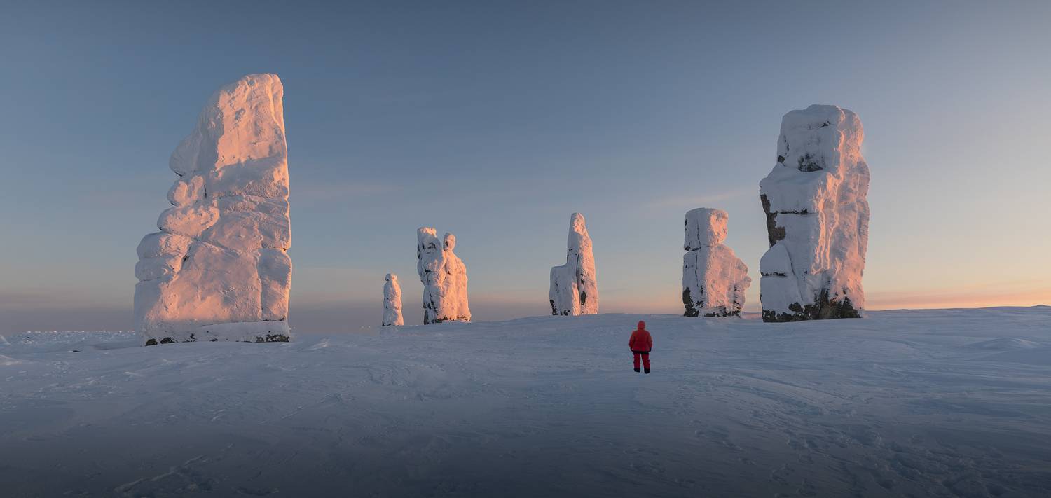 якутия, улахан-сис, закат, останцы, Потапов Сергей