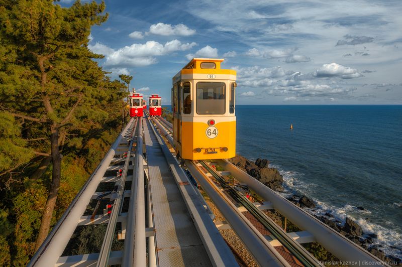 южная корея, пусан, busan, south korea Монорельсовая дорога в Пусане фото превью