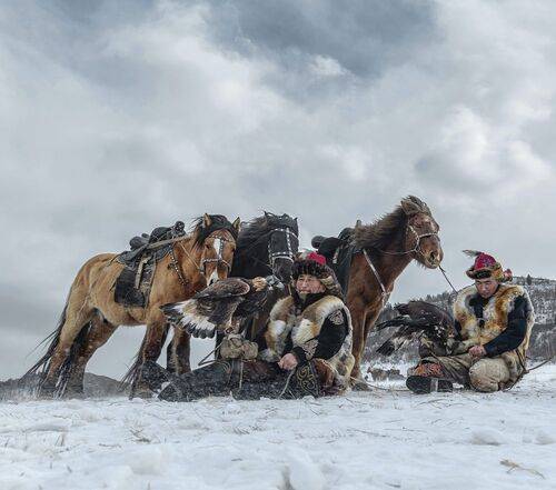 Mongolian eagle hunting festival