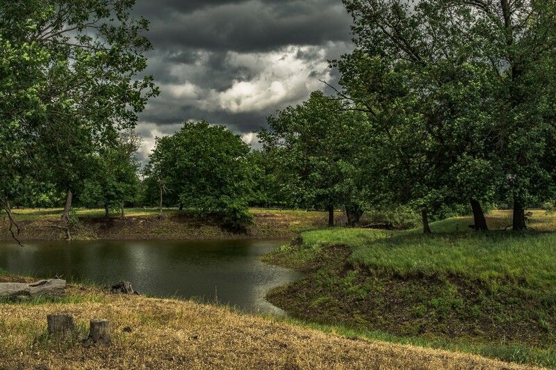 природа,пейзаж,весна,облака Перед дождём фото превью